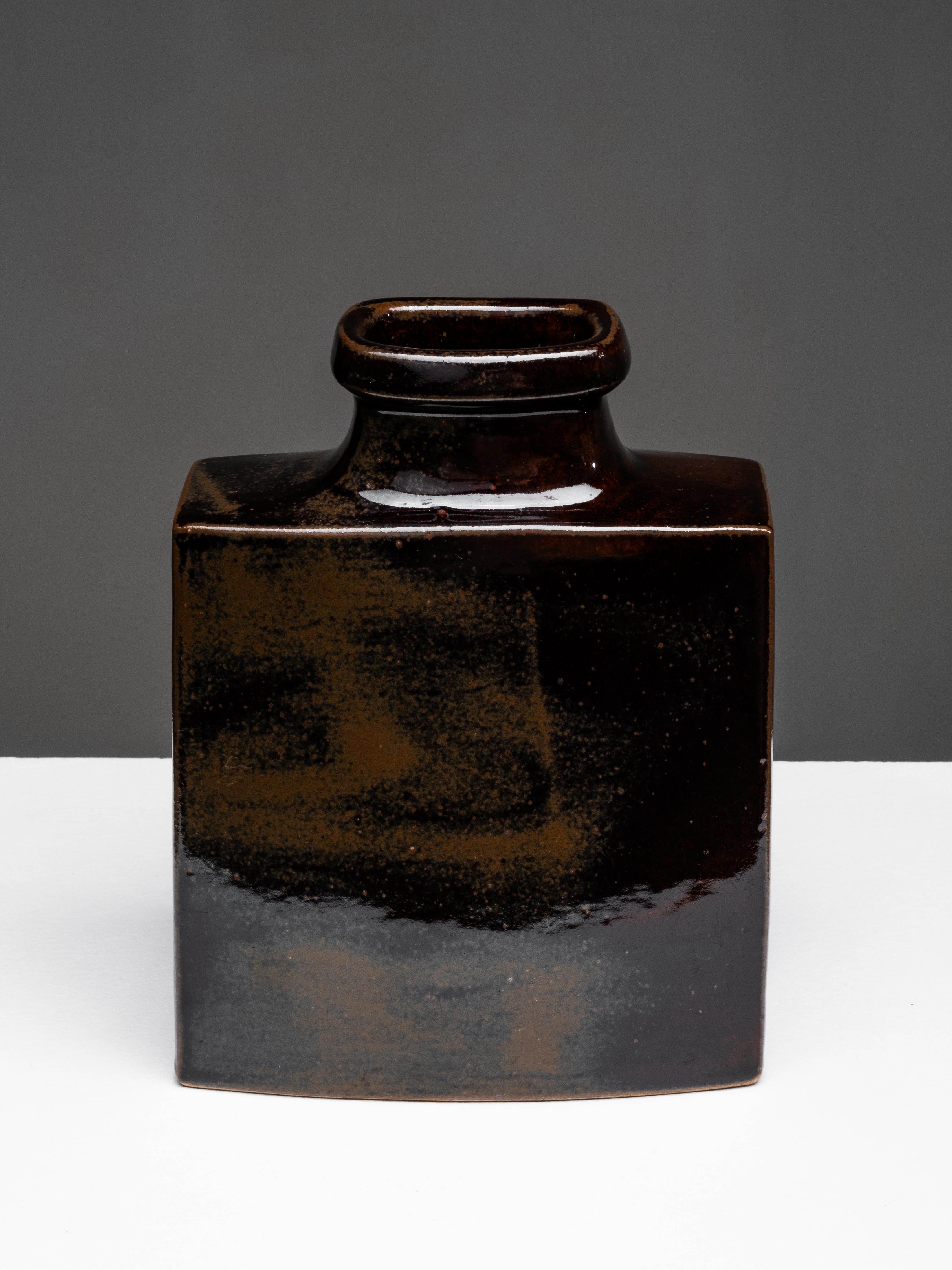 Glazed Rare Large Knabstrup Atelier Vase by Christine Konschak, Denmark, 1960s For Sale