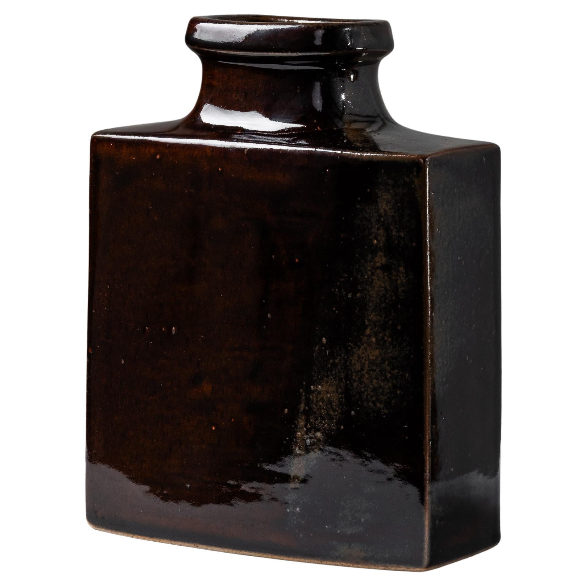 Rare Large Knabstrup Atelier Vase by Christine Konschak, Denmark, 1960s For Sale