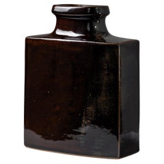 Rare Large Knabstrup Atelier Vase by Christine Konschak, Denmark, 1960s