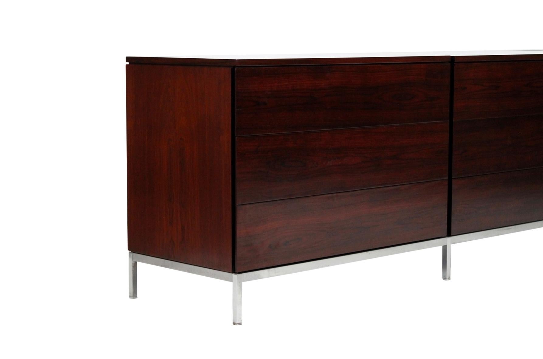 Mid-20th Century Rare Large Knoll Rosewood Dresser