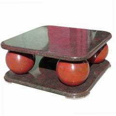 Rare Large Maitland Smith Art Deco Cocktail Table