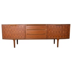 Rare Large McIntosh Basketweave Credenza in Teak