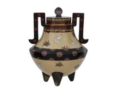 Rare Large Meiji Period Japanese Cloisonne Censer