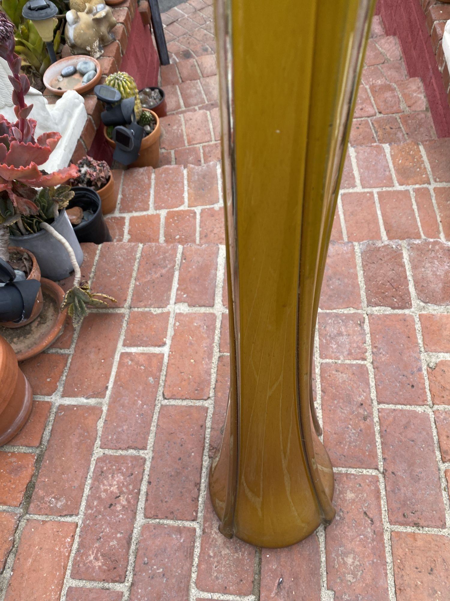 Art Glass Rare 5 foot  Handblown Murano Glass floor Vase