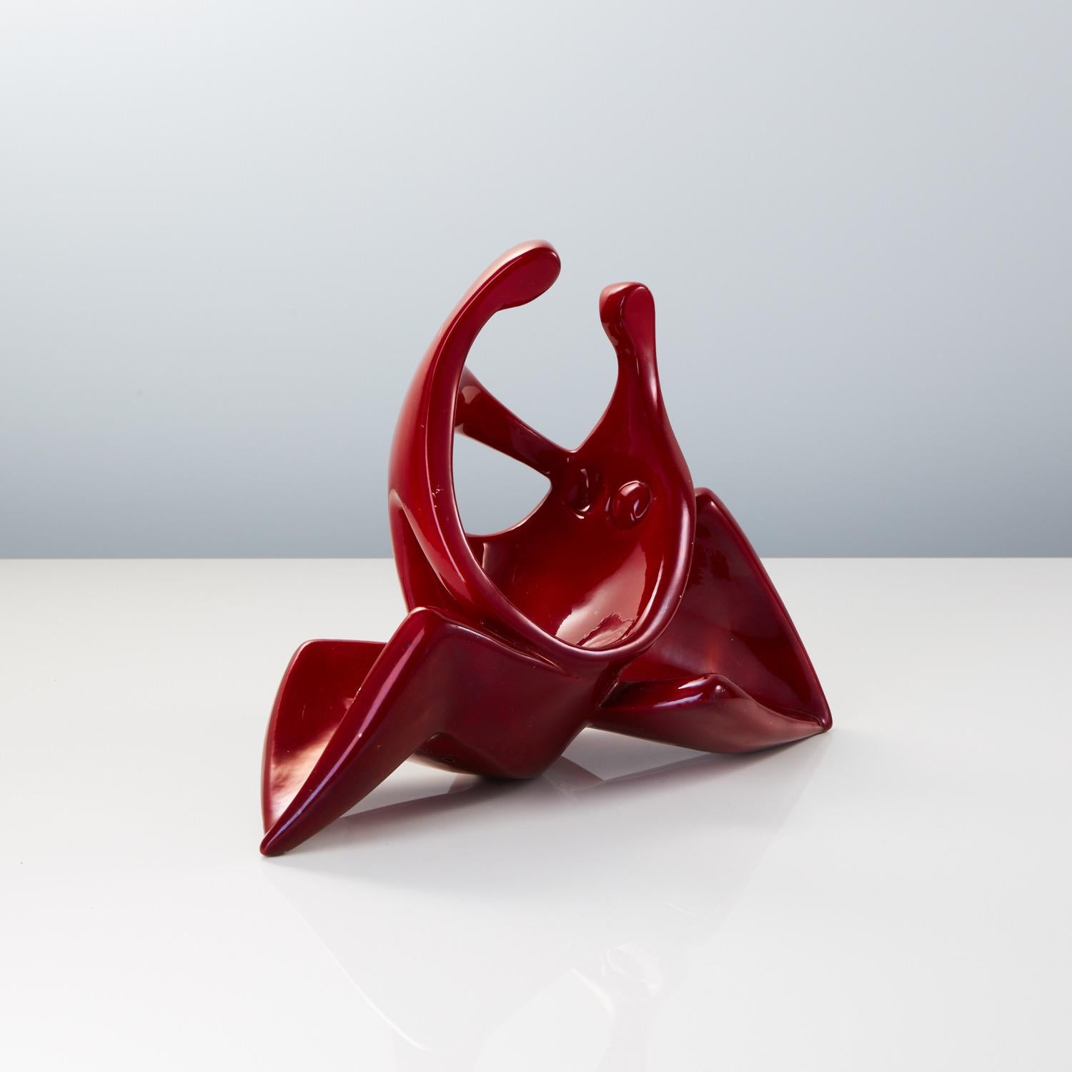 Mid-Century moderno Rara figura in porcellana Zsolnay di János Török della metà del secolo scorso, circa anni '60 in vendita