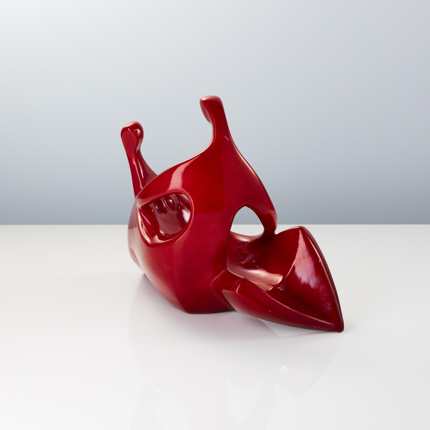 Ungherese Rara figura in porcellana Zsolnay di János Török della metà del secolo scorso, circa anni '60 in vendita