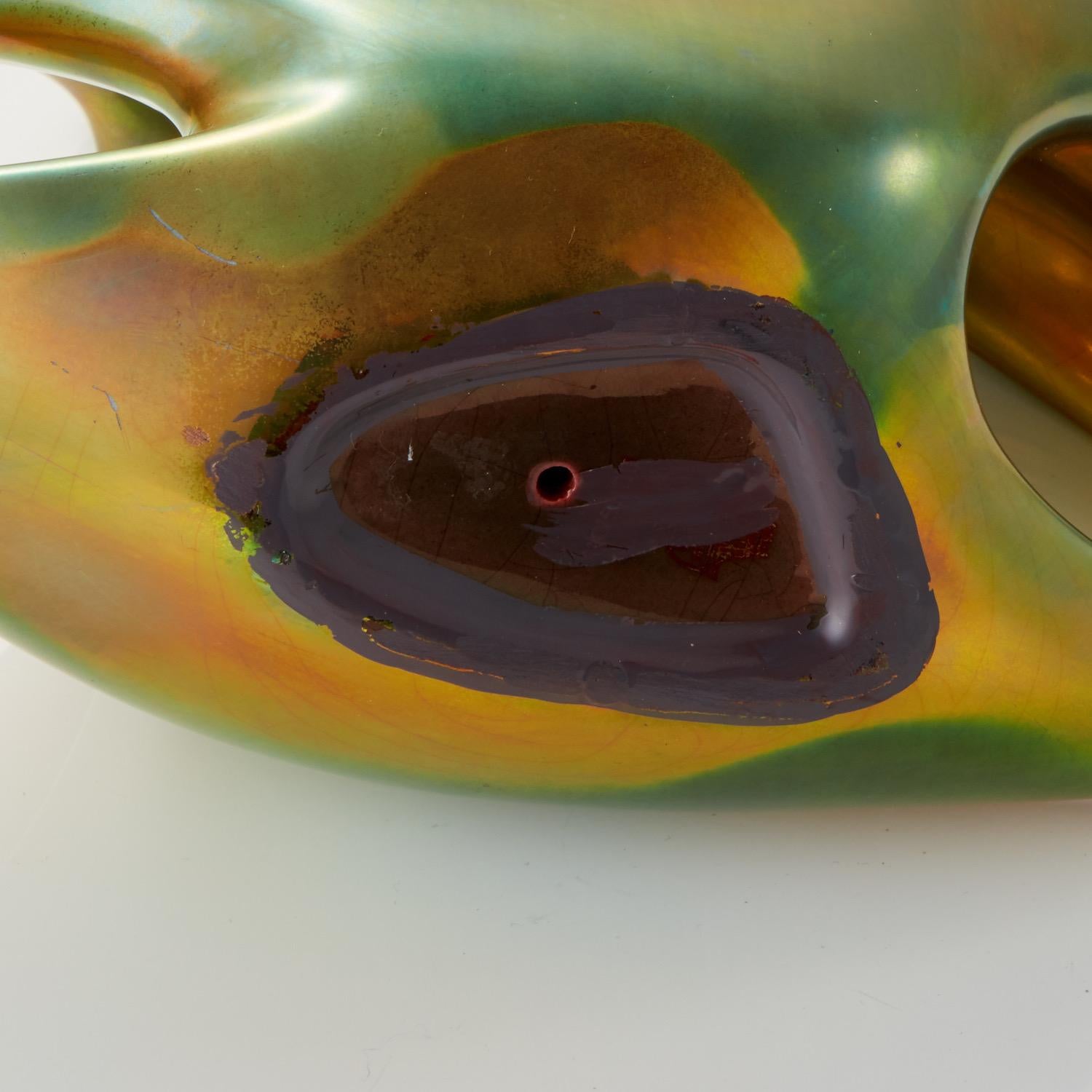 XX secolo Rara figura in porcellana Zsolnay di János Török della metà del secolo scorso, circa anni '60 in vendita