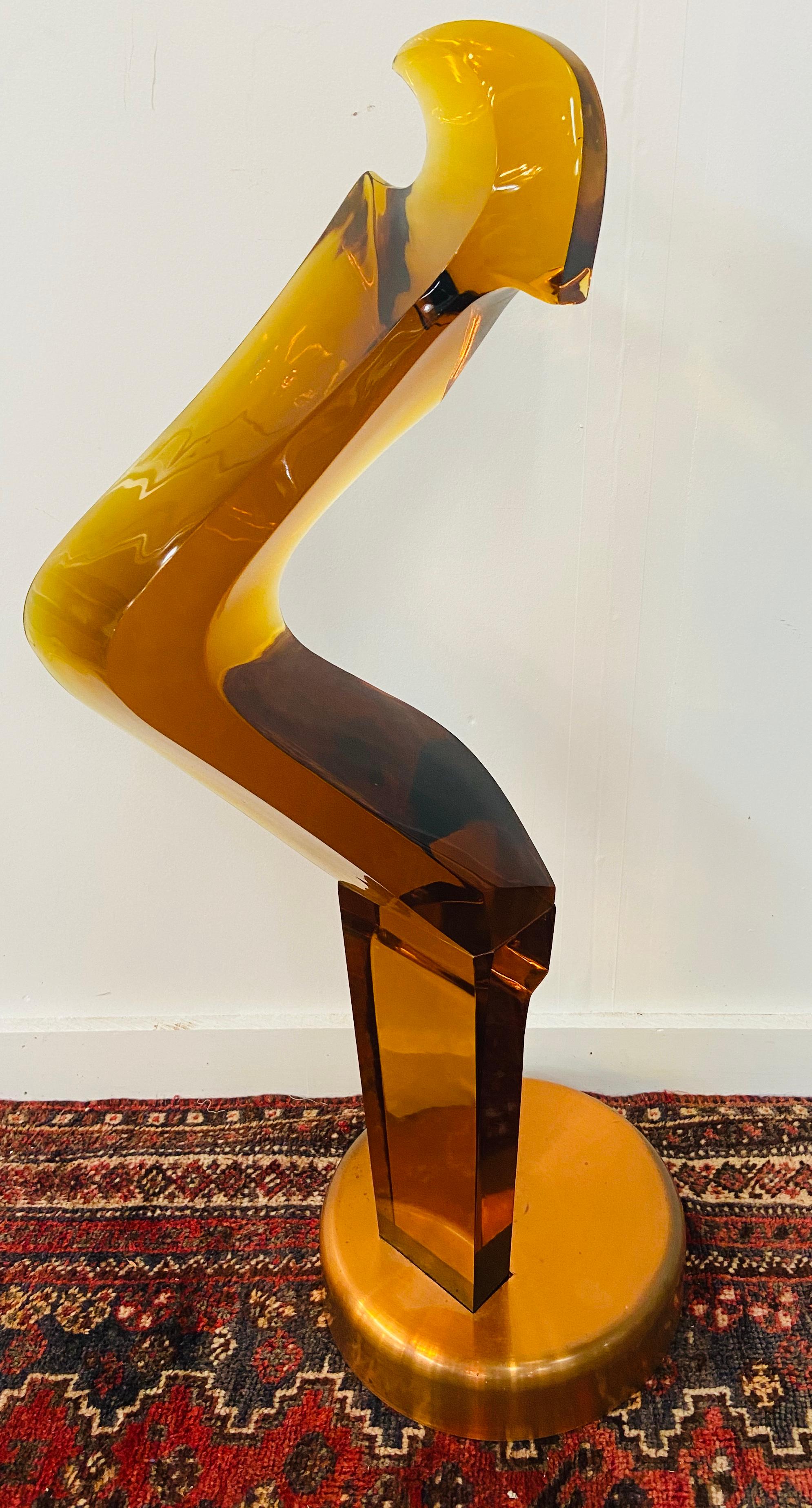 Italian Rare Large Murano Art Glass Sculpture by Maestro Loredano Rosin, Signed