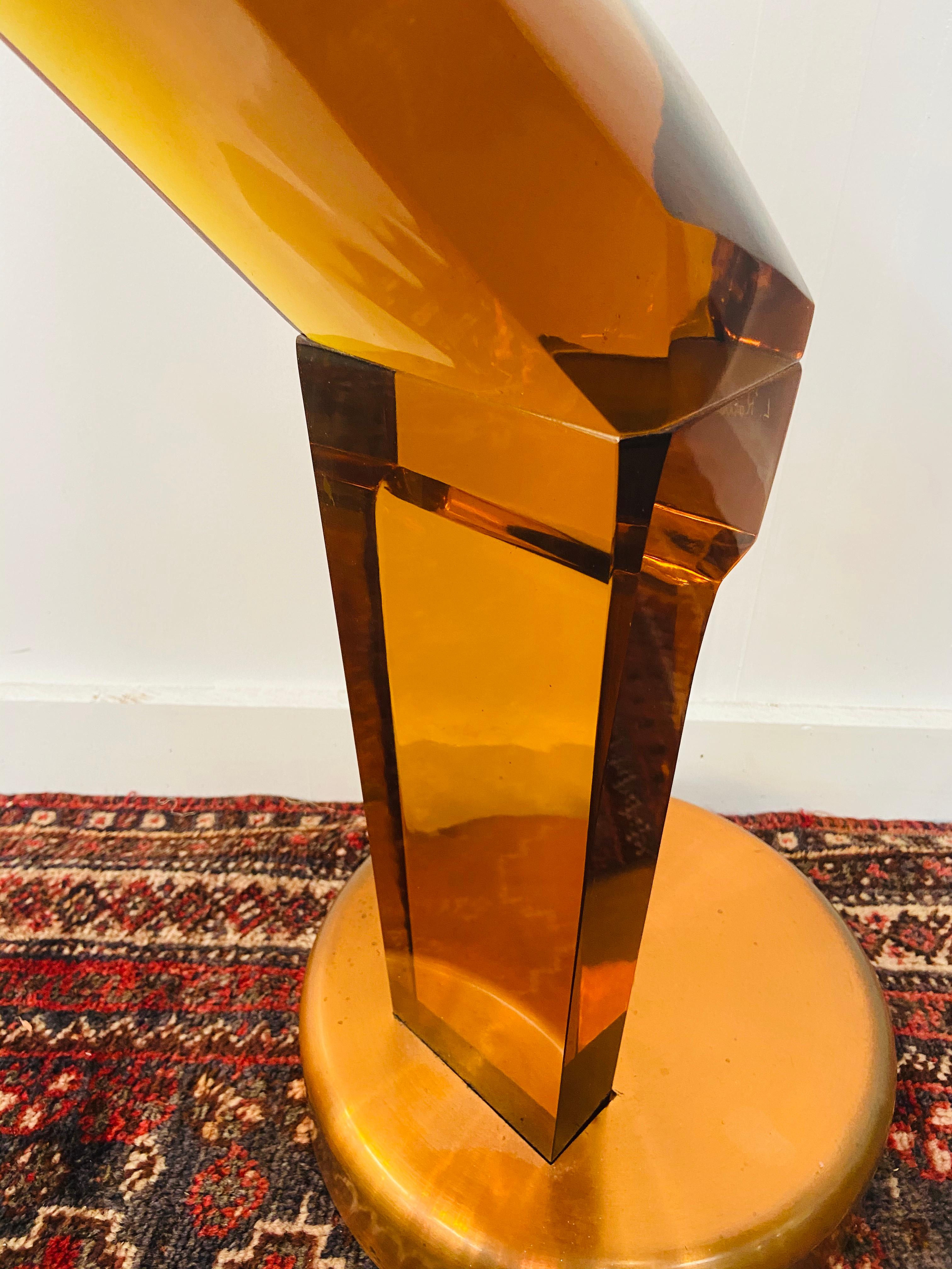 Rare Large Murano Art Glass Sculpture by Maestro Loredano Rosin, Signed In Good Condition For Sale In Plainview, NY
