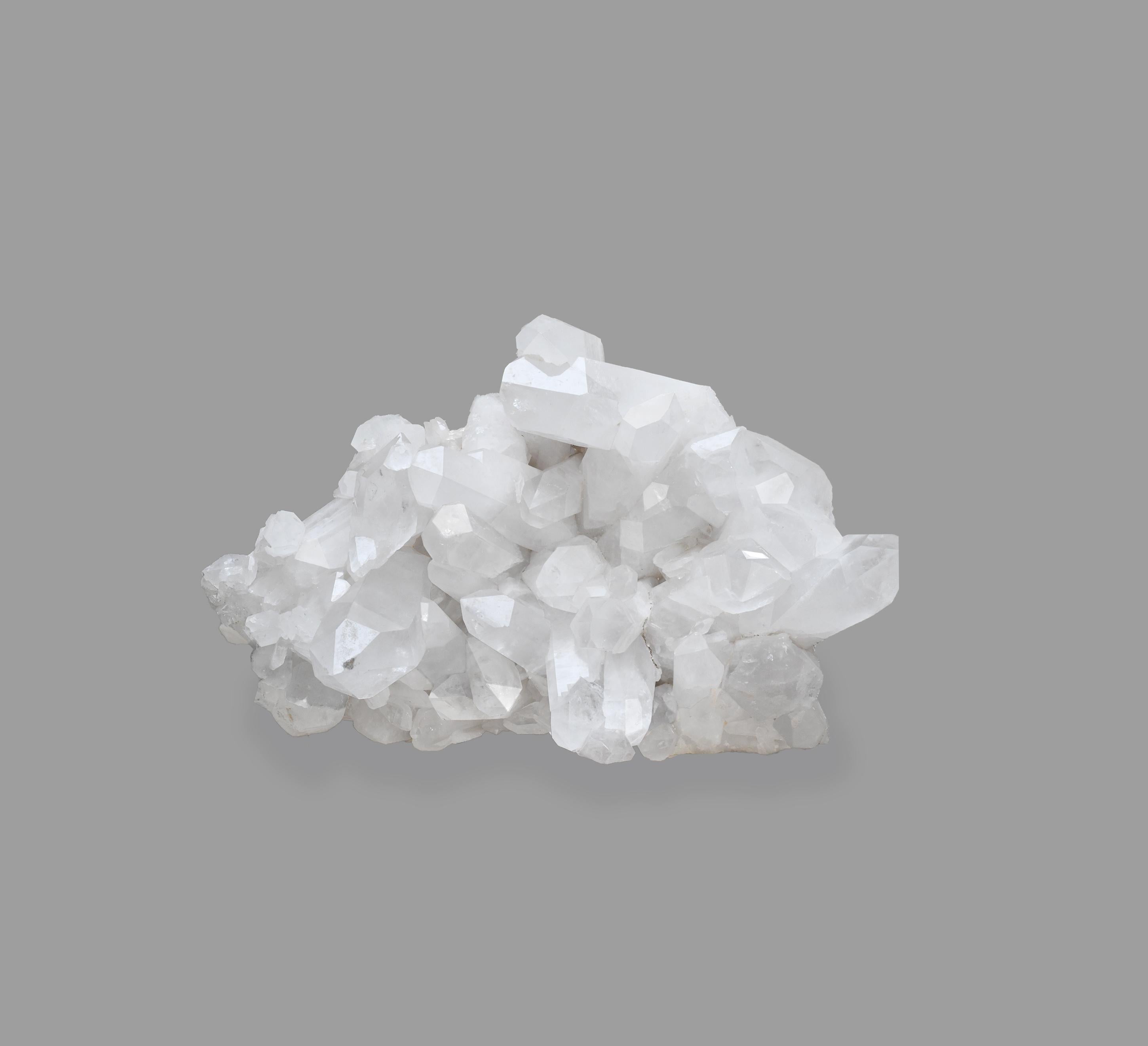 Rare Large Natural Rock Crystal Quartz Cluster For Sale 1
