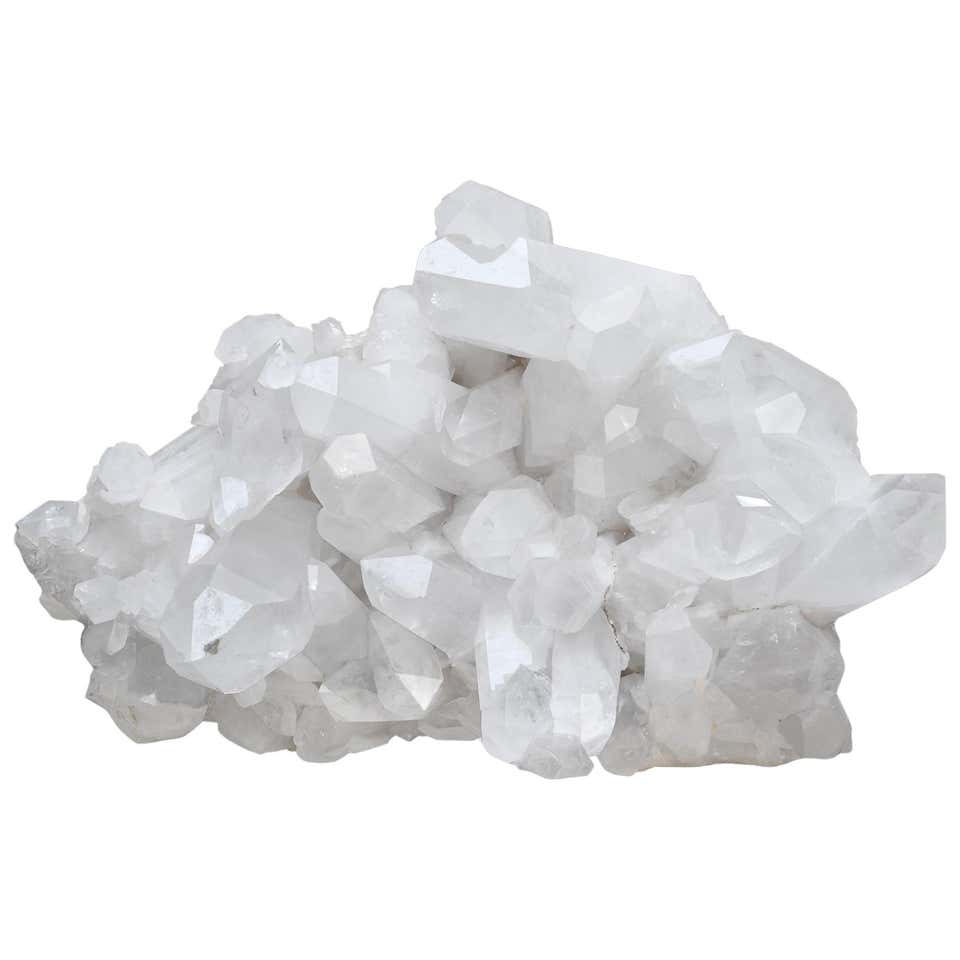 90lb Natural White Quartz Crystal Rock Stone Formation Healing Cluster ...