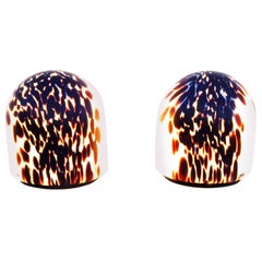 Vintage Rare Large Pair of Veart Murano Table Lamps by Giorgio De Ferrari , Italy, 1970s