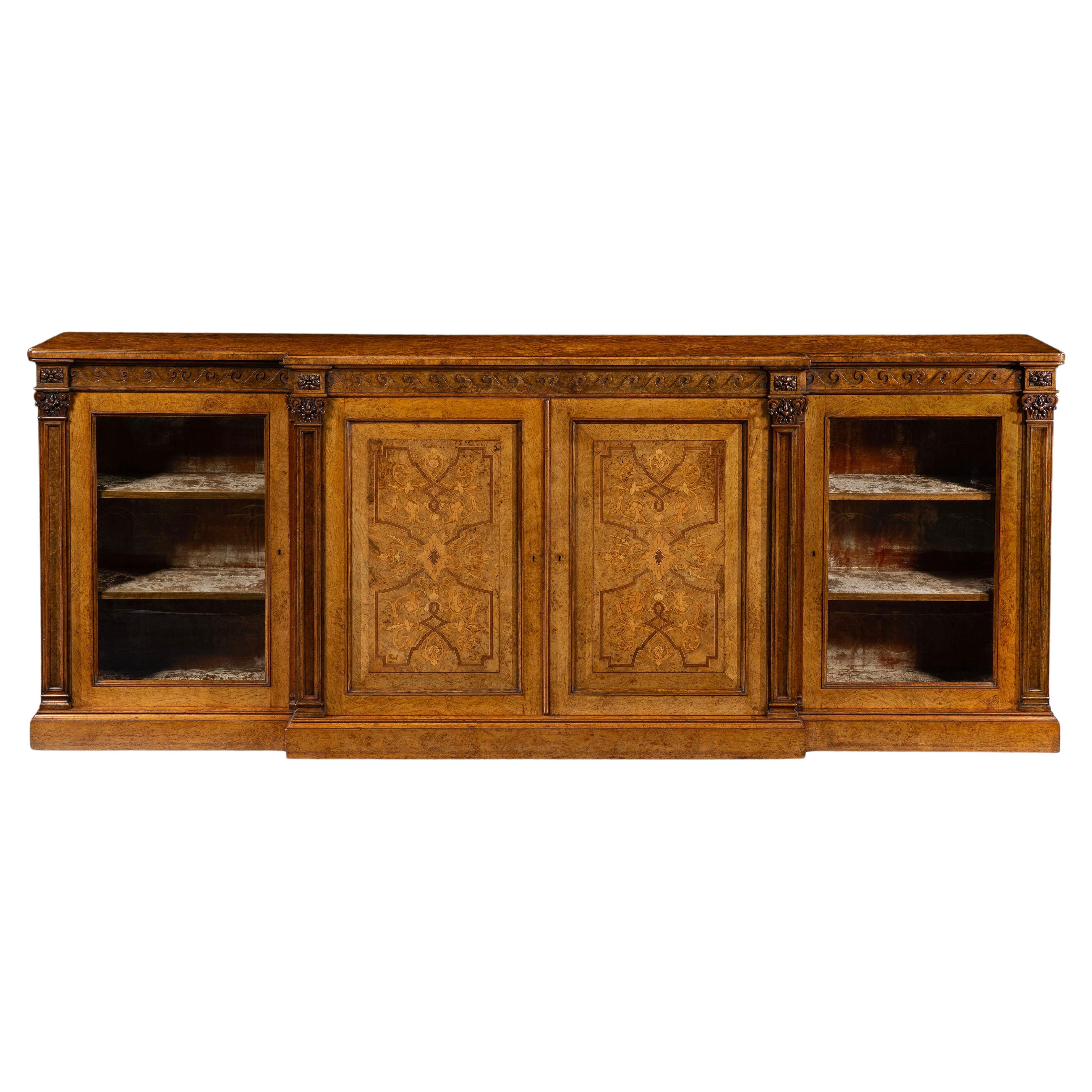Rare & Large Pollard Oak Bookcase by Holland & Sons of London