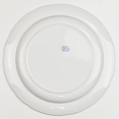 Rare Large Round Antique Spode Serving Platter Dish Plate Camilla Transferware