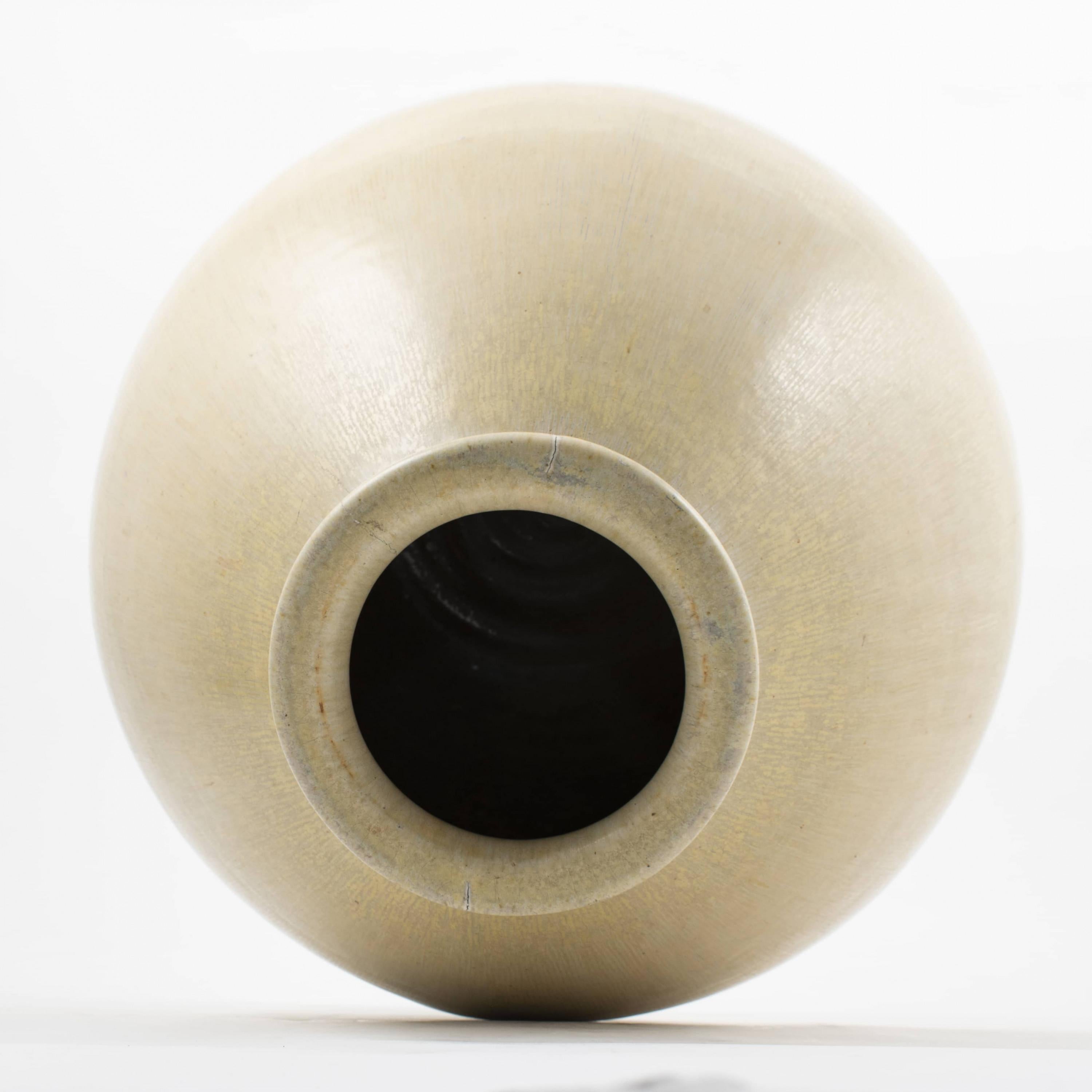 Mid-20th Century Rare Large Saxbo Stoneware Vase