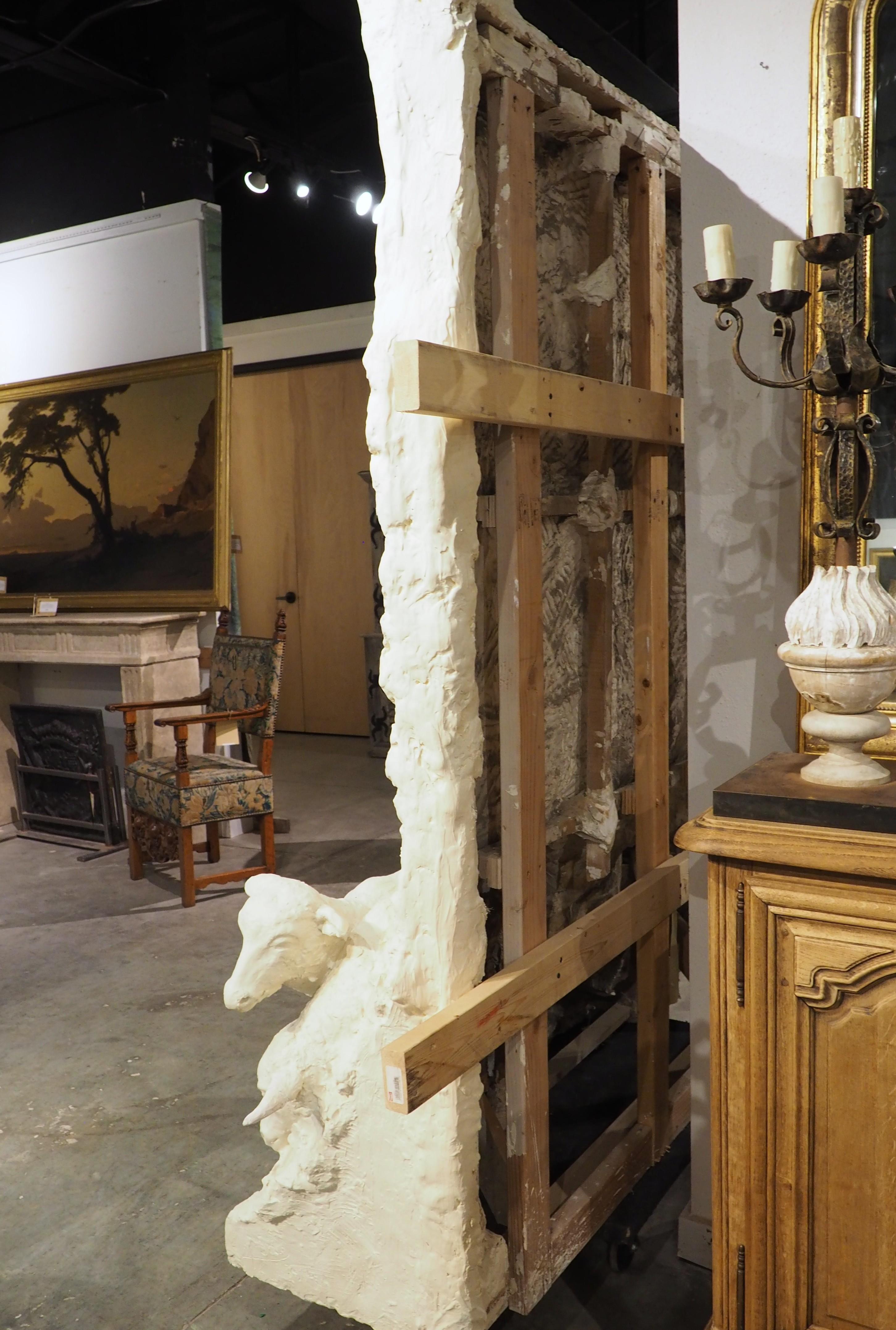 Rare sculpture pastorale en plâtre de Loriol-du-Comtat, France, 1914 en vente 5