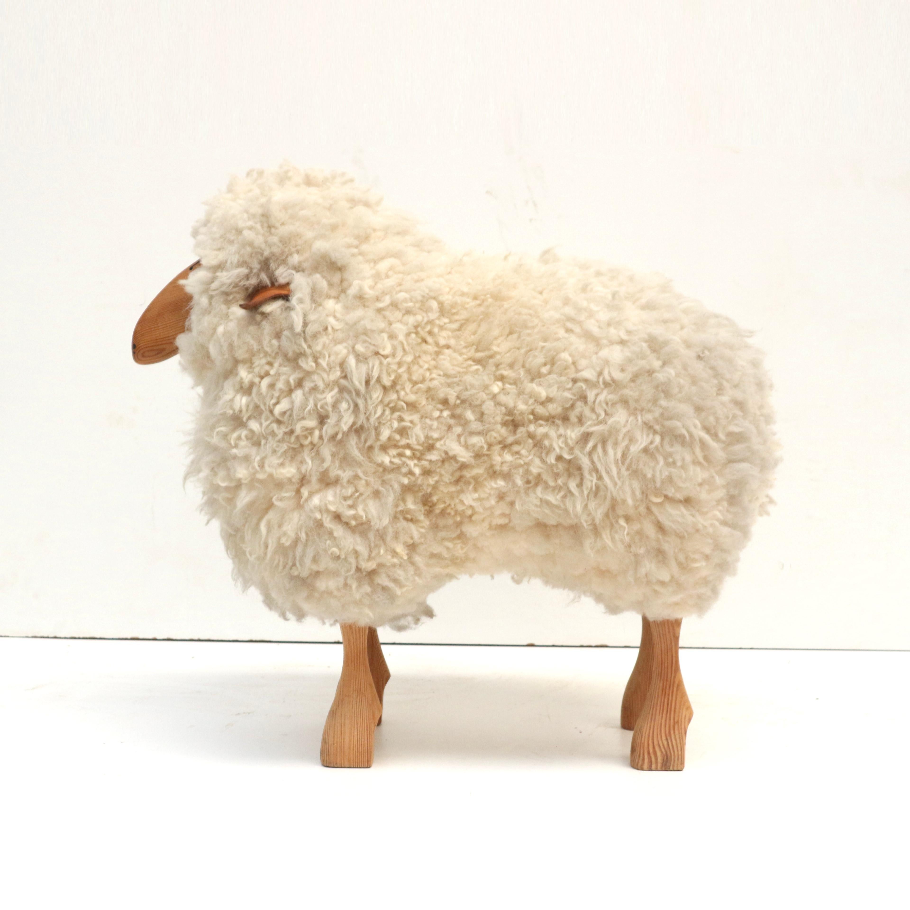 Rare large sheep by Hanns-Peter Krafft for Meier from the 70s.

These beautiful and characterful sheep by Hanns-Peter Krafft are as popular today as they were back when they where designed…..if not more. Made almost entirely by hand, the sheep are