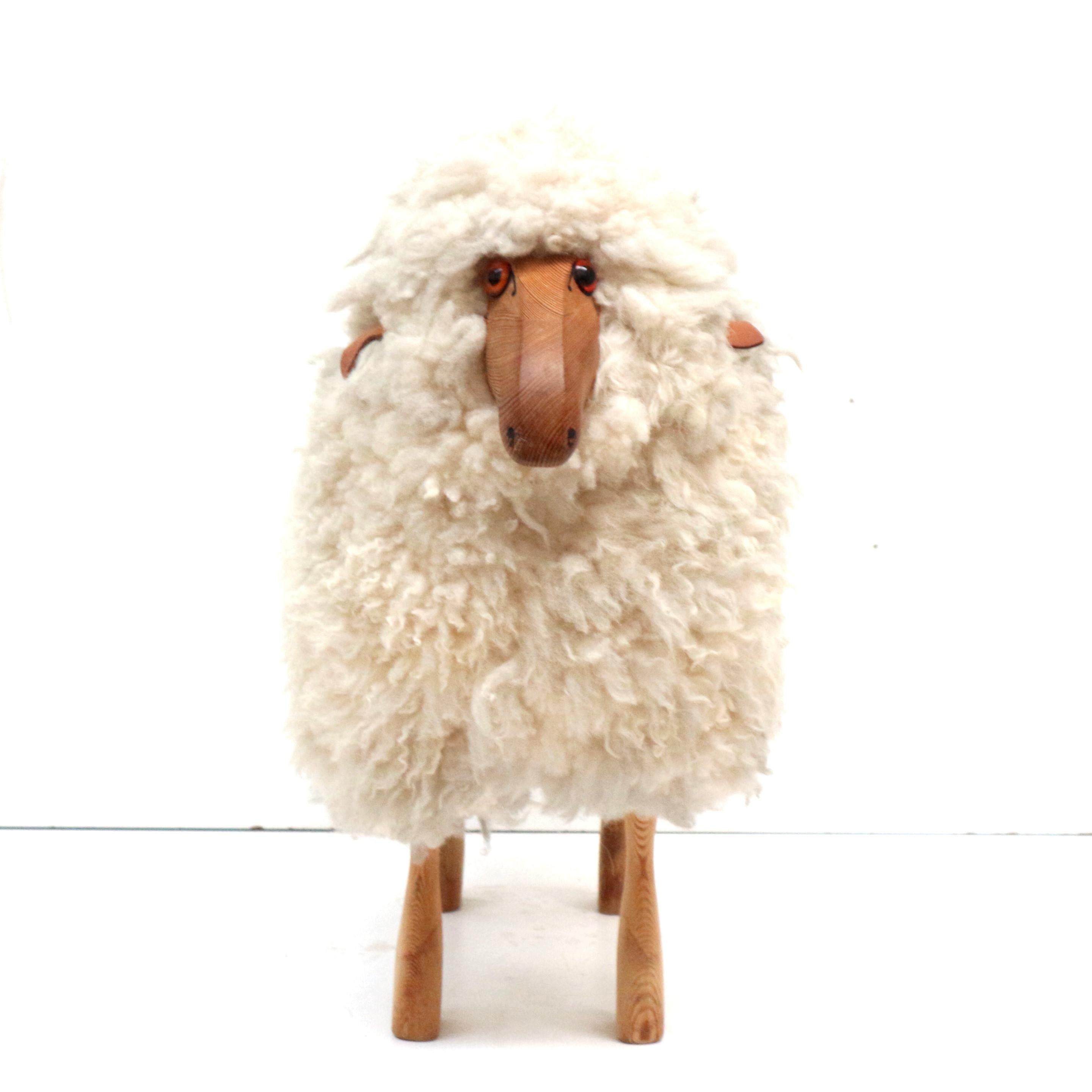 Mid-Century Modern Rare large sheep by Hanns-Peter Krafft for Meier from the 70s