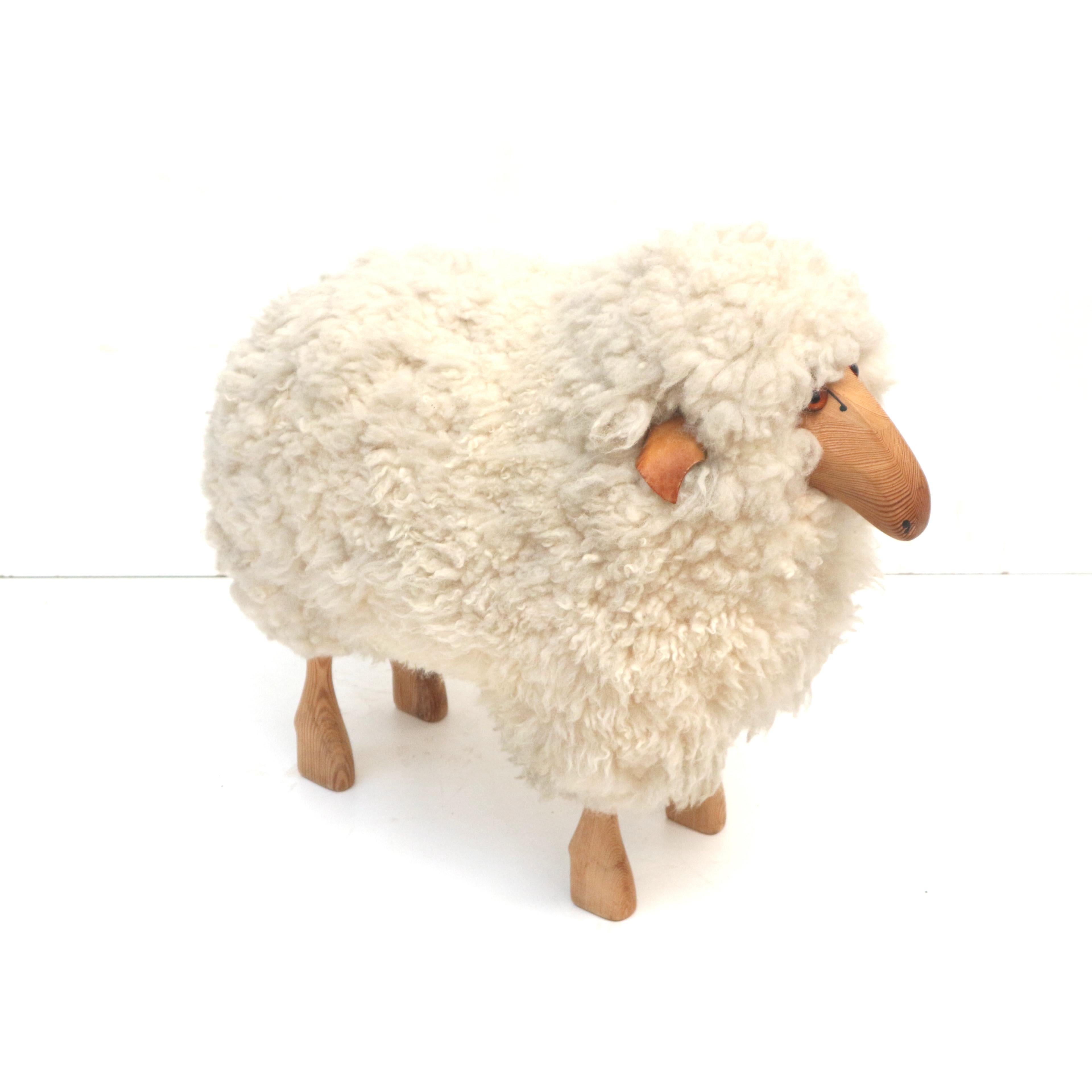 German Rare large sheep by Hanns-Peter Krafft for Meier from the 70s