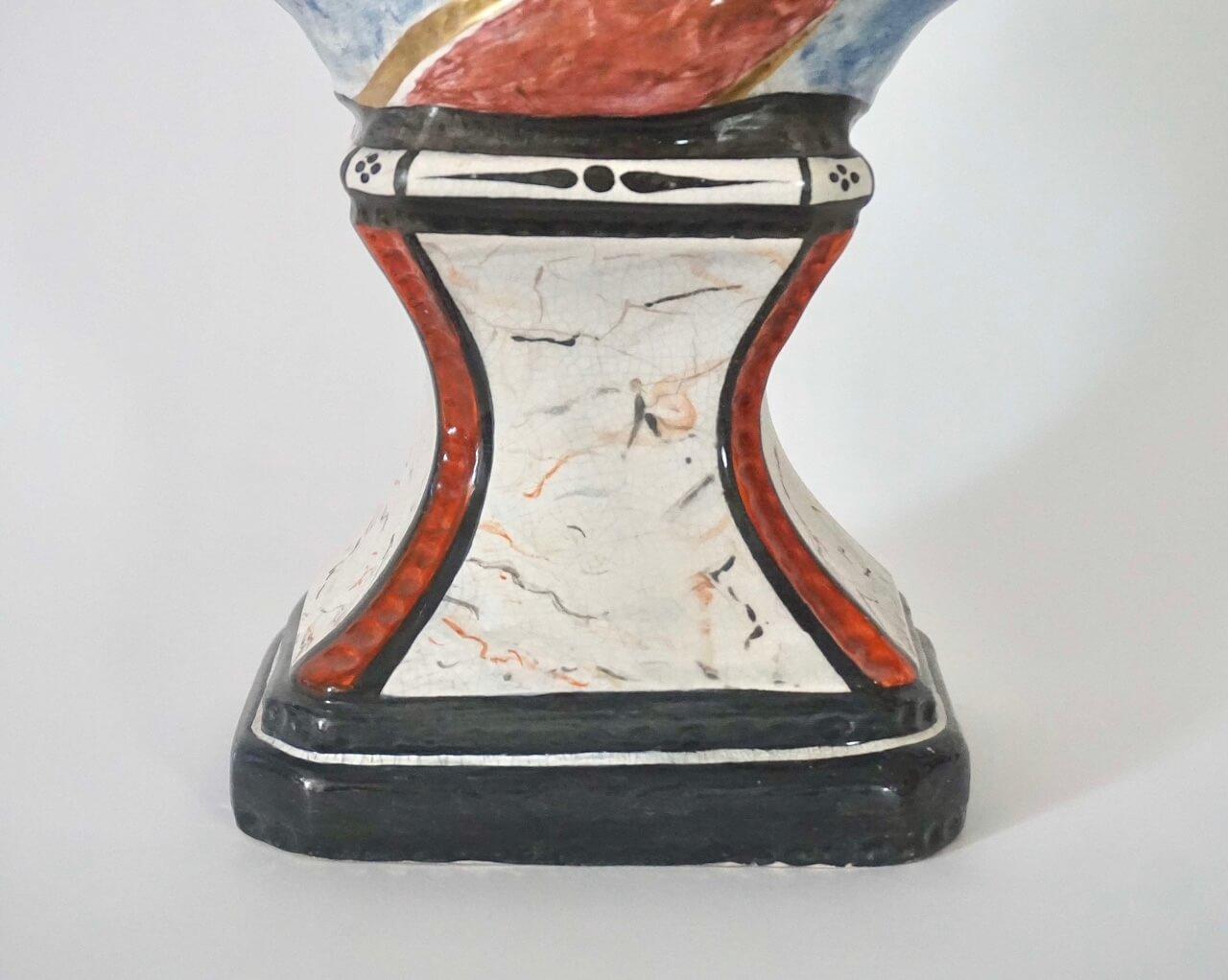 Große Staffordshire Portraitbüste von Königin Caroline, RARE, England, um 1820 im Angebot 7
