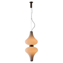 Rare Large Suspension Lights by Stilnovo