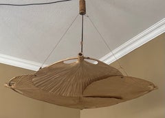 Rare Large Uchiwa "Yotsuba I" Wall Chandelier by Ingo Maurer for Design M