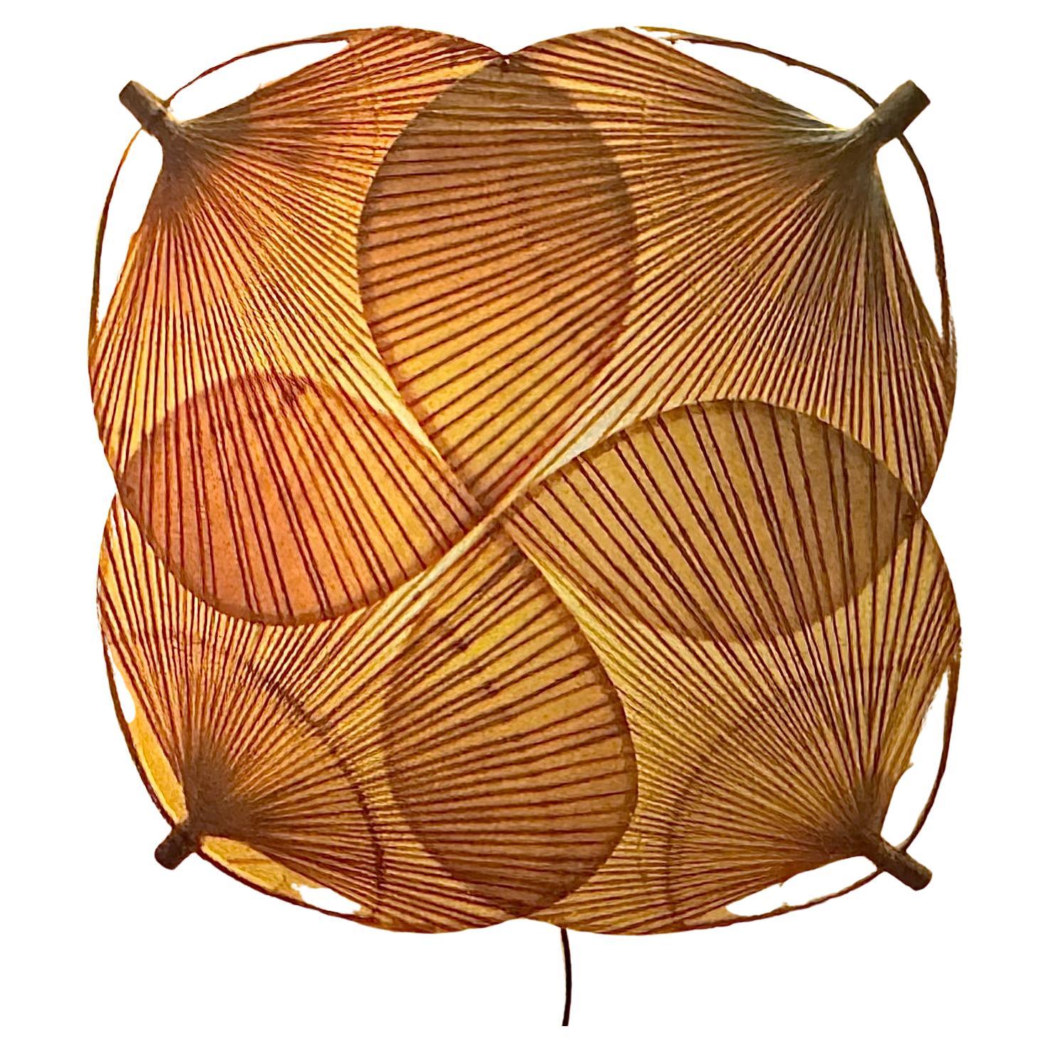 Rare Large Uchiwa "Yotsuba I" Wall or Ceiling Light by Ingo Maurer for Design M en venta