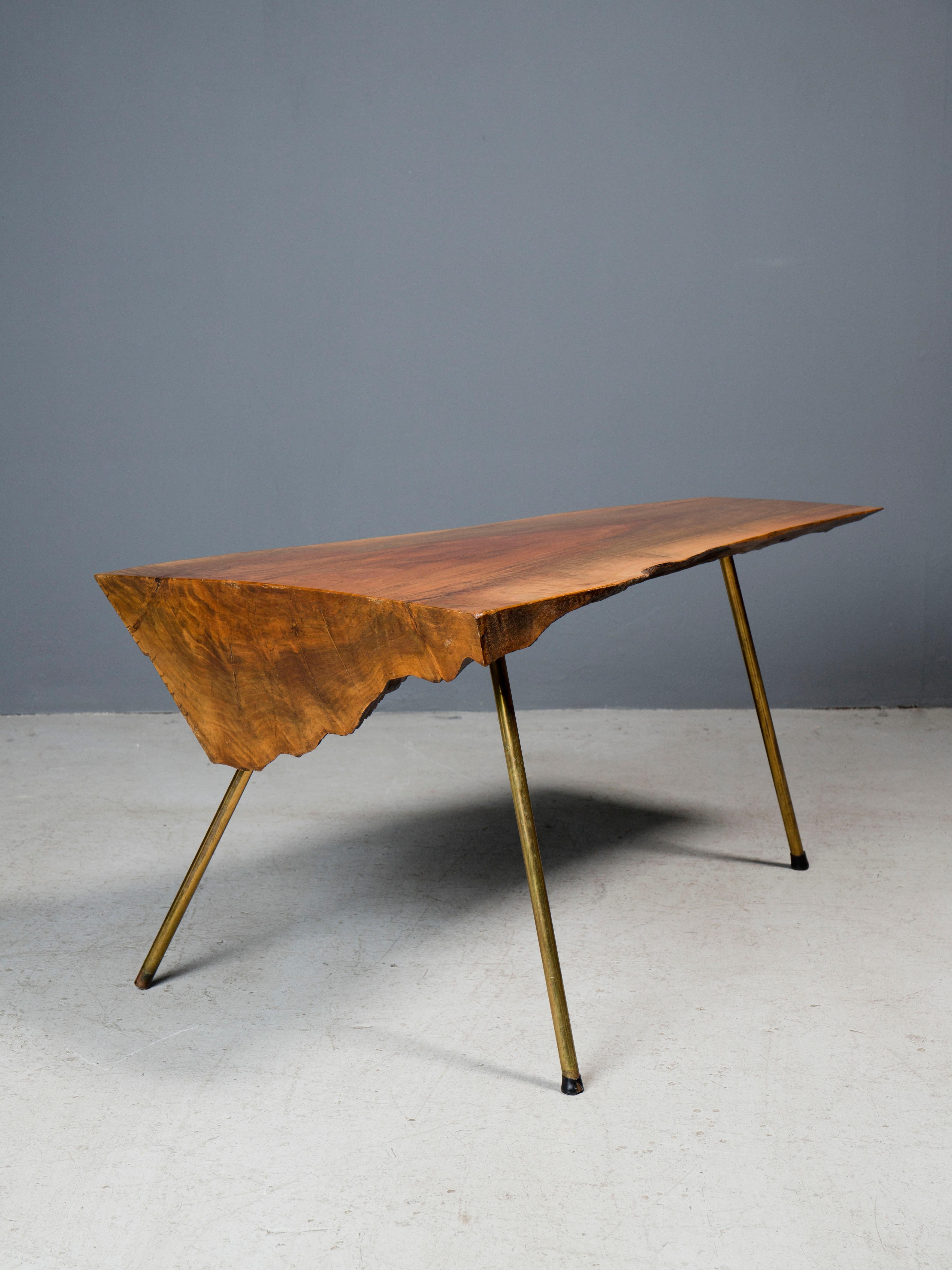 Austrian Rare Large Vintage Carl Aubock Table  For Sale