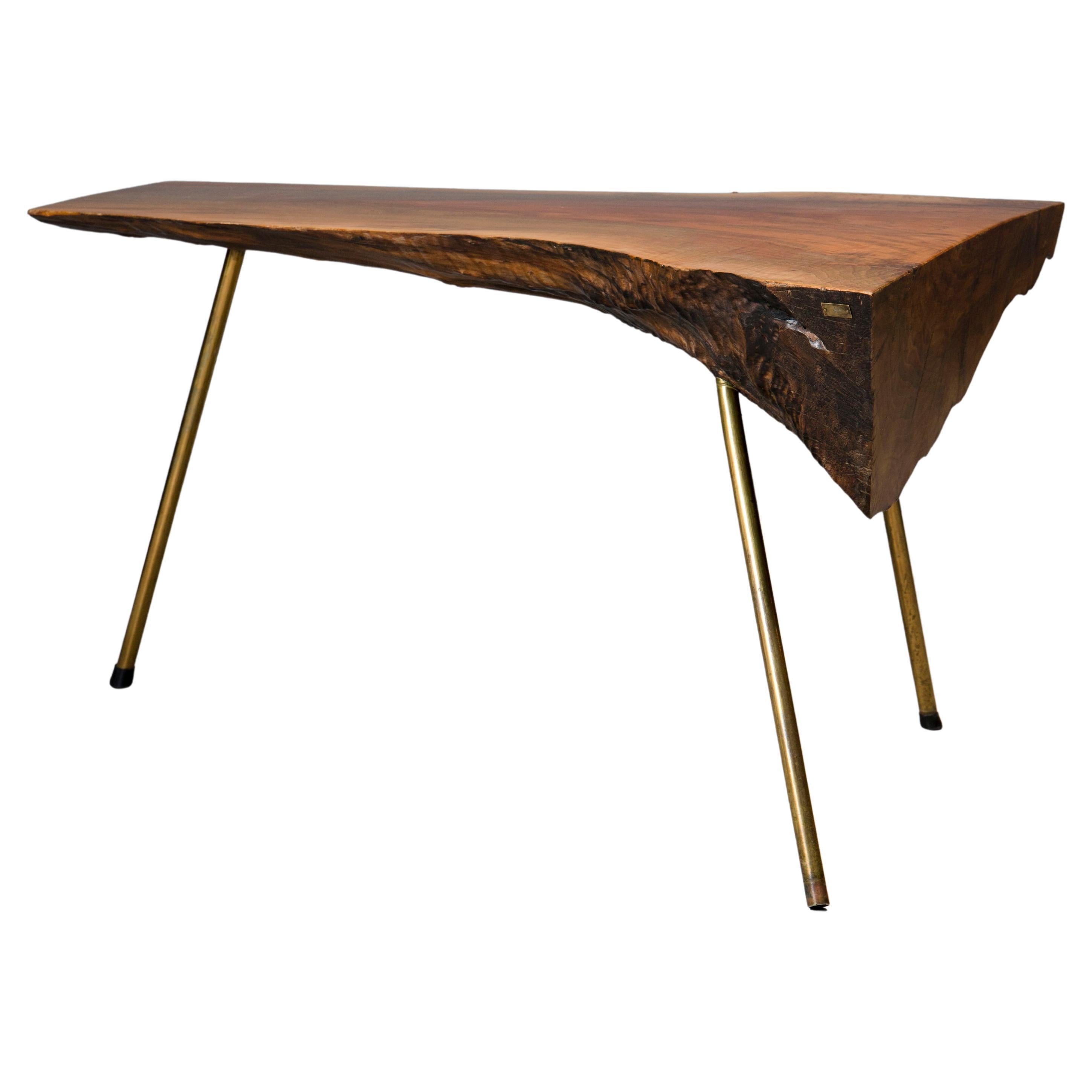 Grande et rare table vintage Carl Aubock 