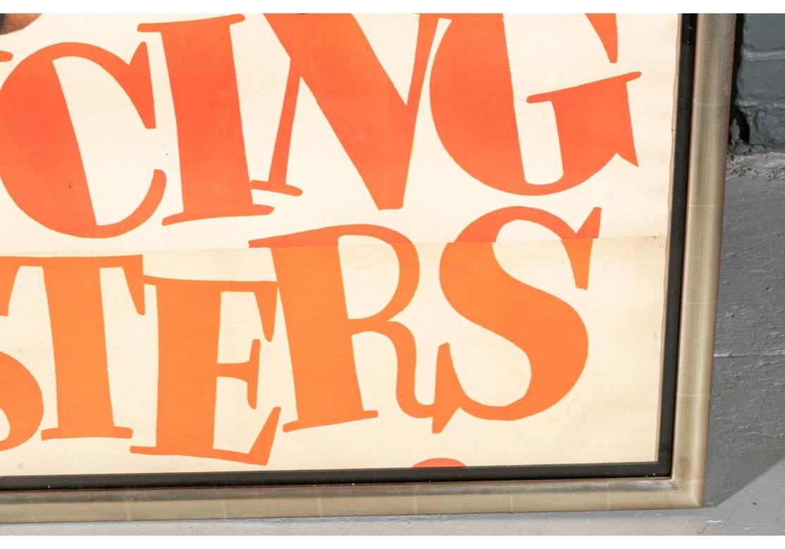 Seltenes großes Vintage-Poster, Laurel & Hardy, „Die tanzenden Meister“ im Angebot 3