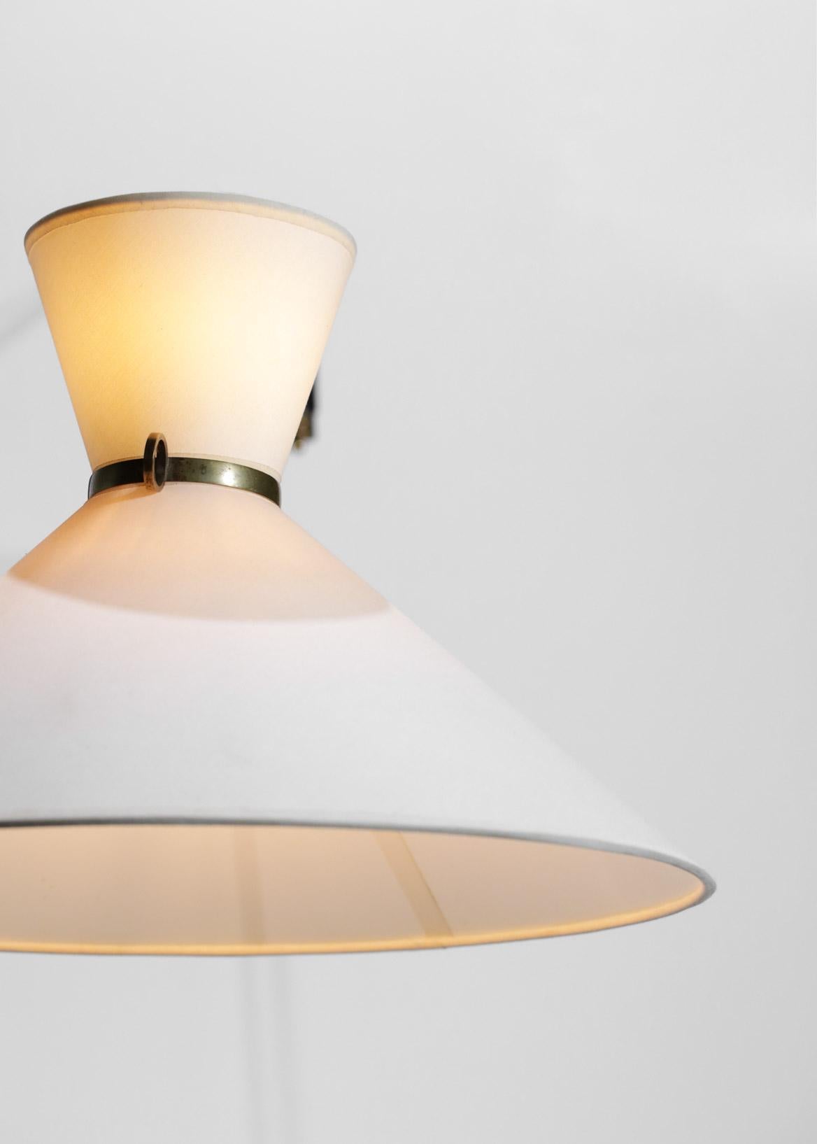 Seltene große Wandleuchte Robert Mathieu aus der französischen Designer-Swing-Lampe aus den 50er Jahren im Zustand „Gut“ in Lyon, FR