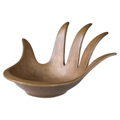 Rare Large Walter Bosse Brass Hand Tray