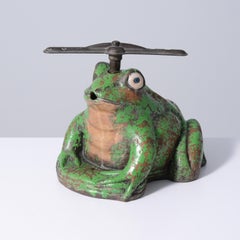 Rare & Large Weller COPPERTONE Frog / Sprinkler, Rudolph Lorber Design