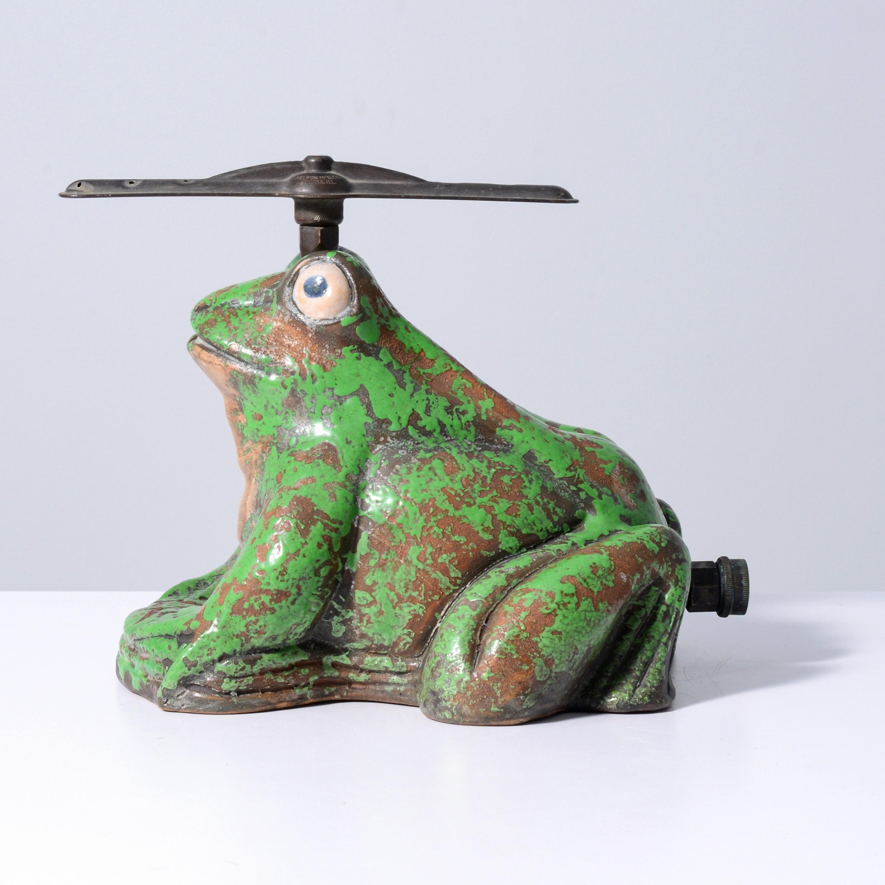 Raro y grande Weller Rana / Rociador de COPPERTONO, diseño Rudolph Lorber Artes y manualidades en venta