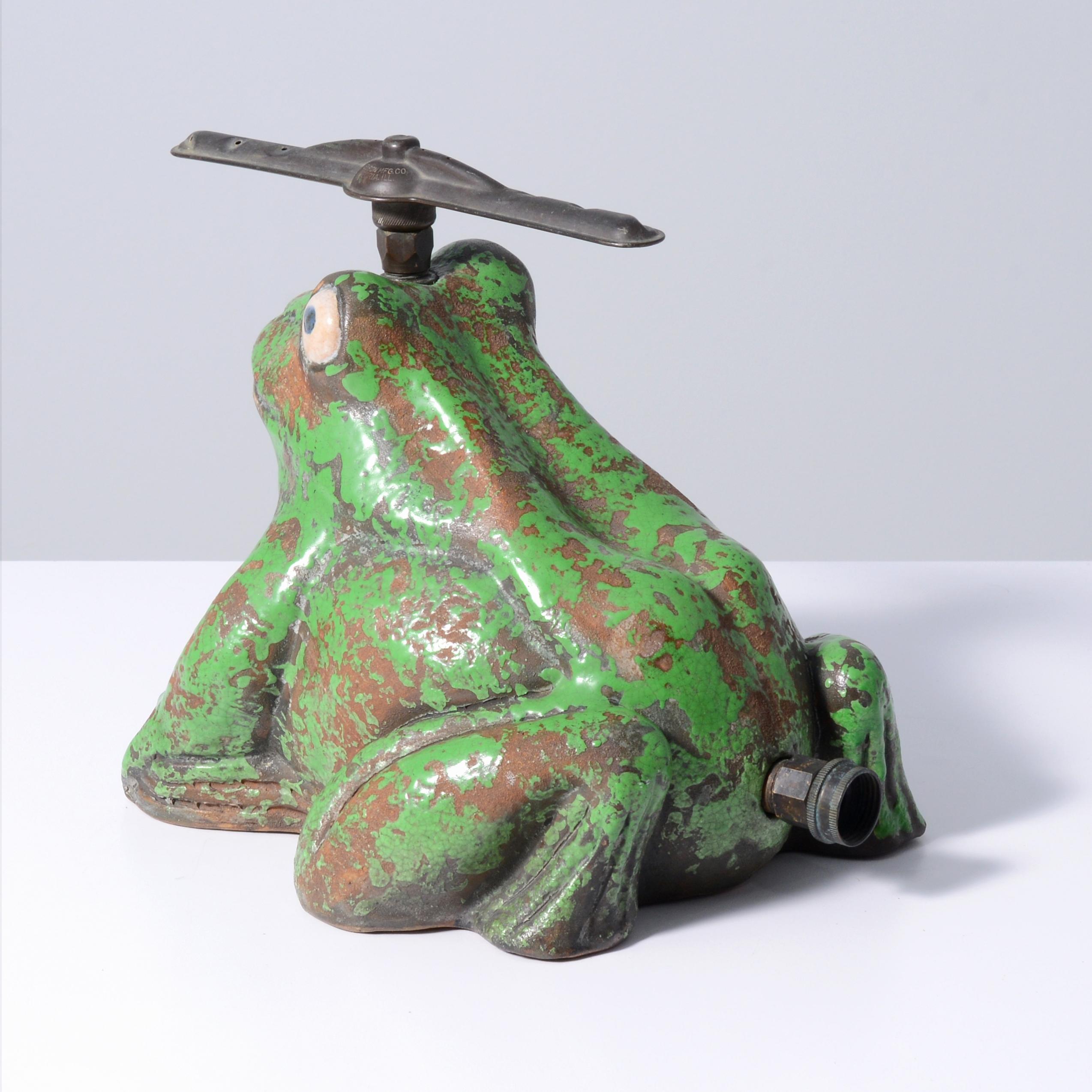 Raro y grande Weller Rana / Rociador de COPPERTONO, diseño Rudolph Lorber Estadounidense en venta