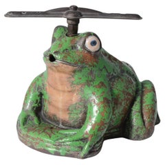 Raro e grande Weller COPPERTONE Frog / Sprinkler, Rudolph Lorber Design