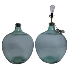 Rare Large Wine Vessels Converted to Table Lamps