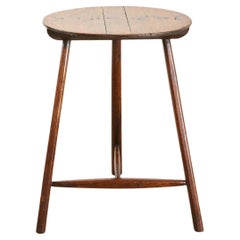 Raro tavolo da cricket in olmo della fine del XVIII inizio del XIX secolo