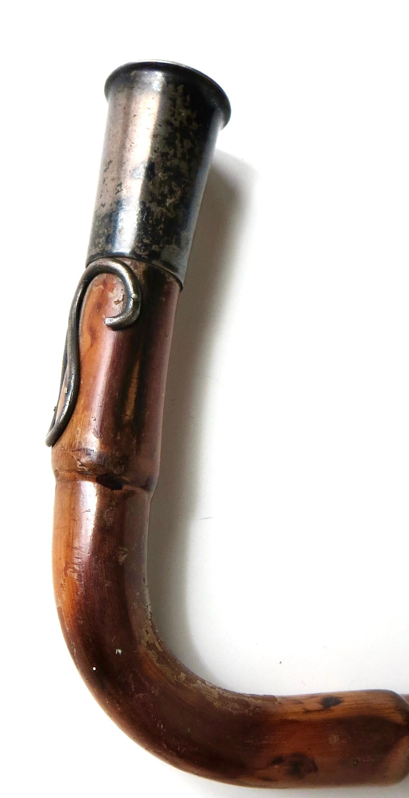 Raro bastón de bambú Art Nouveau americano de finales del siglo XIX Circa 1895 en Bueno estado para la venta en Incline Village, NV