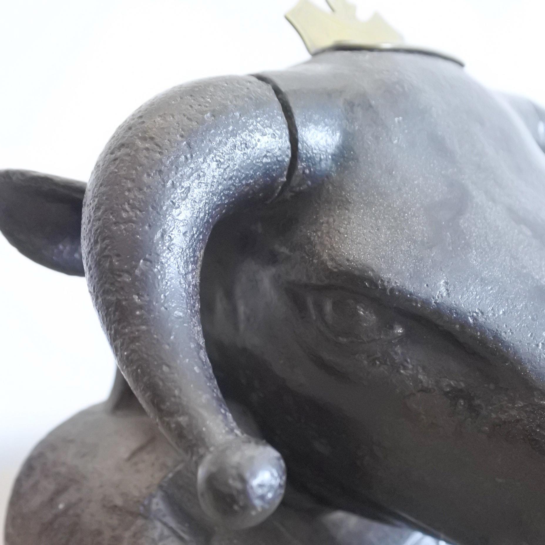 Rare Late 19th Century Bulls Head Perfume Dispenser In Good Condition For Sale In Donhead St Mary, Wiltshire