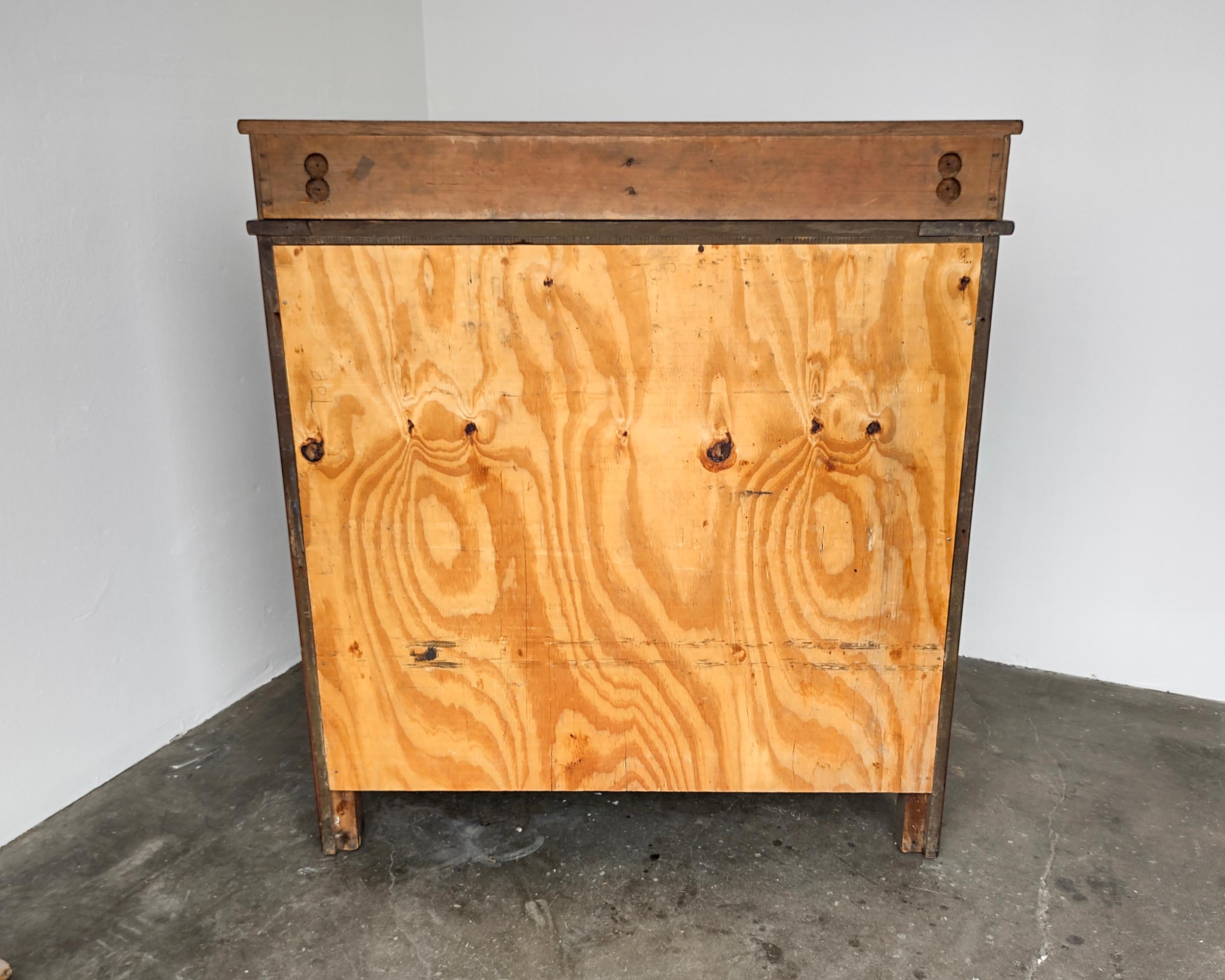Rare Late 19th Century Flame Walnut Highboy Dresser English Empire Antique For Sale 6