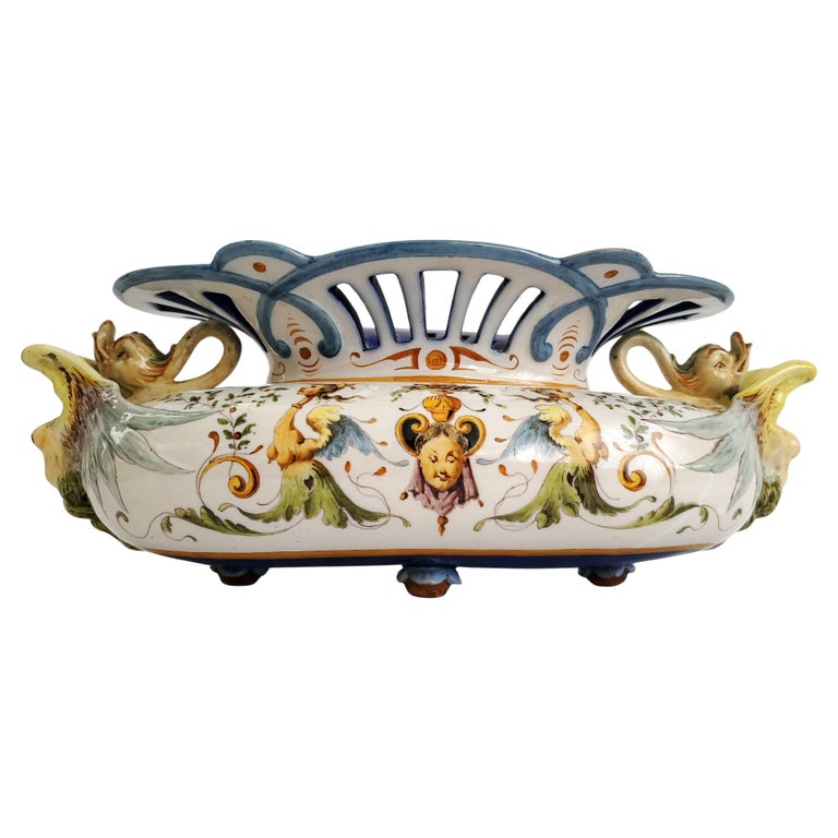 Richard Ginori Italienisches Porzellan Tafelaufsatz Kompottschale im Angebot bei 1stDibs Deutschland