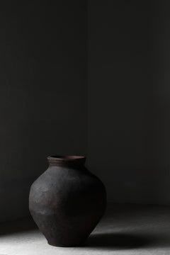 Rare Late Muromachi Period Ko-Bizen Stoneware Jar / 16th Century / Wabi-sabi