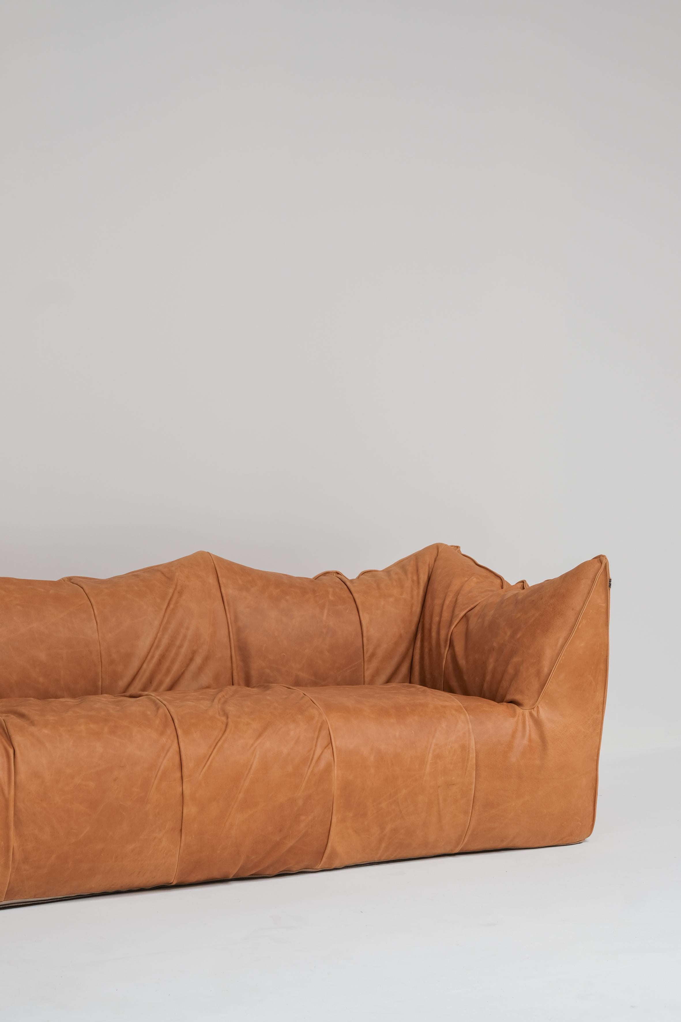 Mid-Century Modern Rare Le Bambole 3-Seater Sofa by Mario Bellini for B&B Italia
