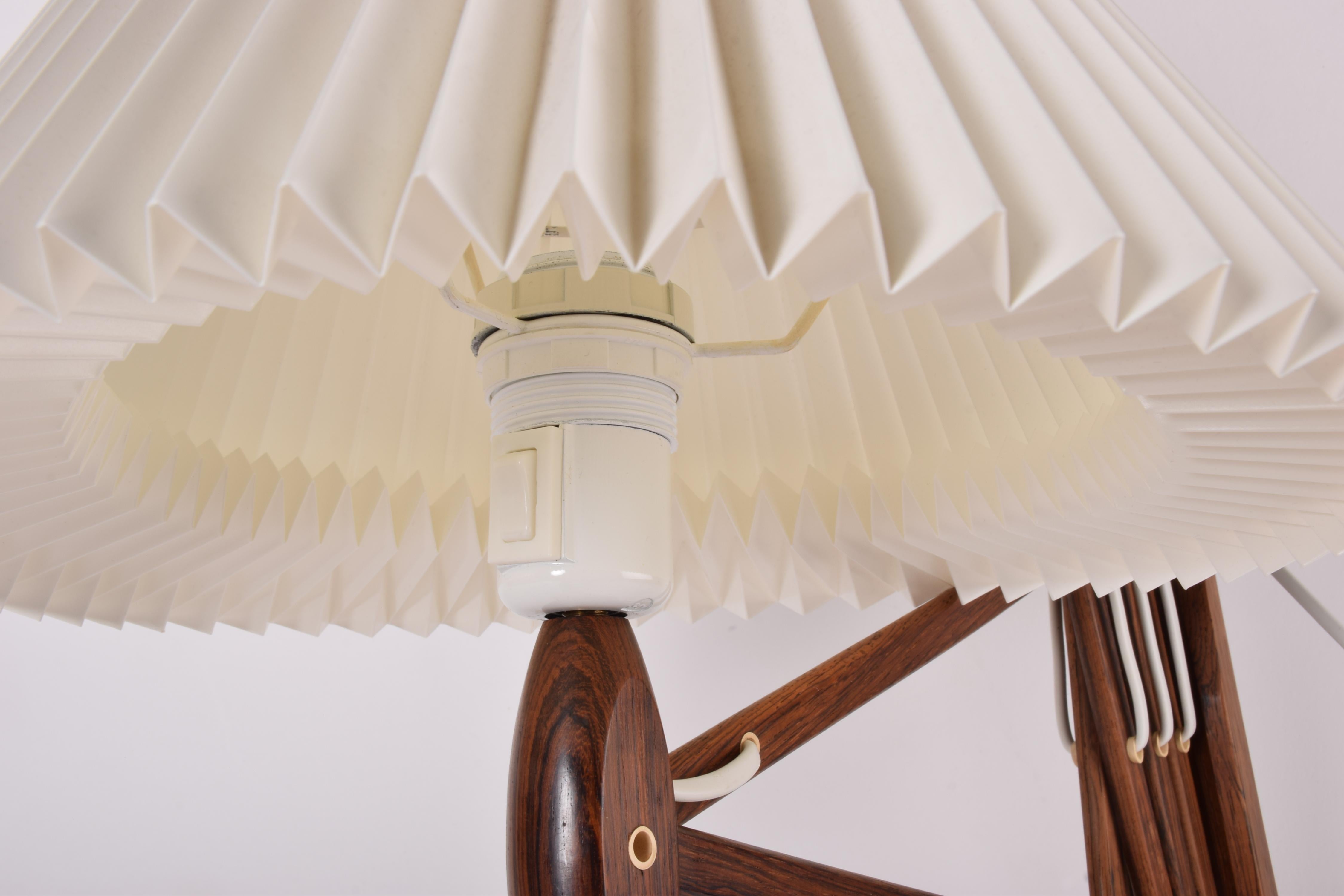 Rare Le Klint SAX Wall Lamp 234 in Rosewood with Lamp Shade, Original 1960s 2
