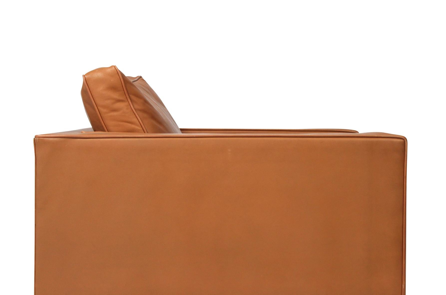 Rare Leather Chair by Jens Risom 2