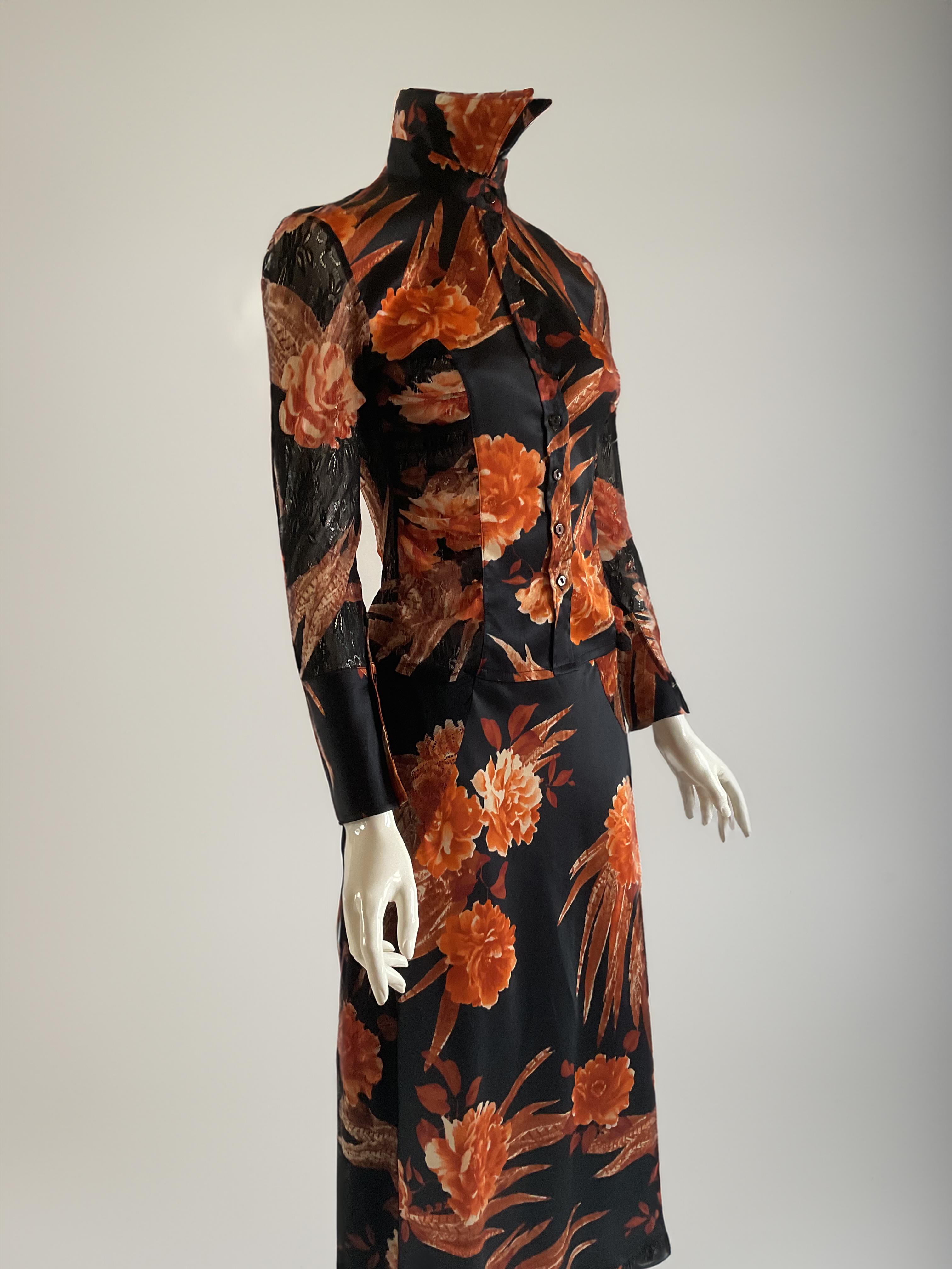 Black Rare Lee Alexander McQueen Ensemble S/S 1995 