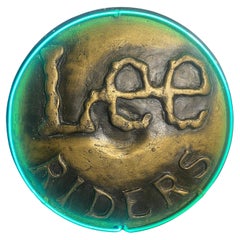 Rare "Lee Riders" Trade Show / Store Display Neon Sign.. Denim Button