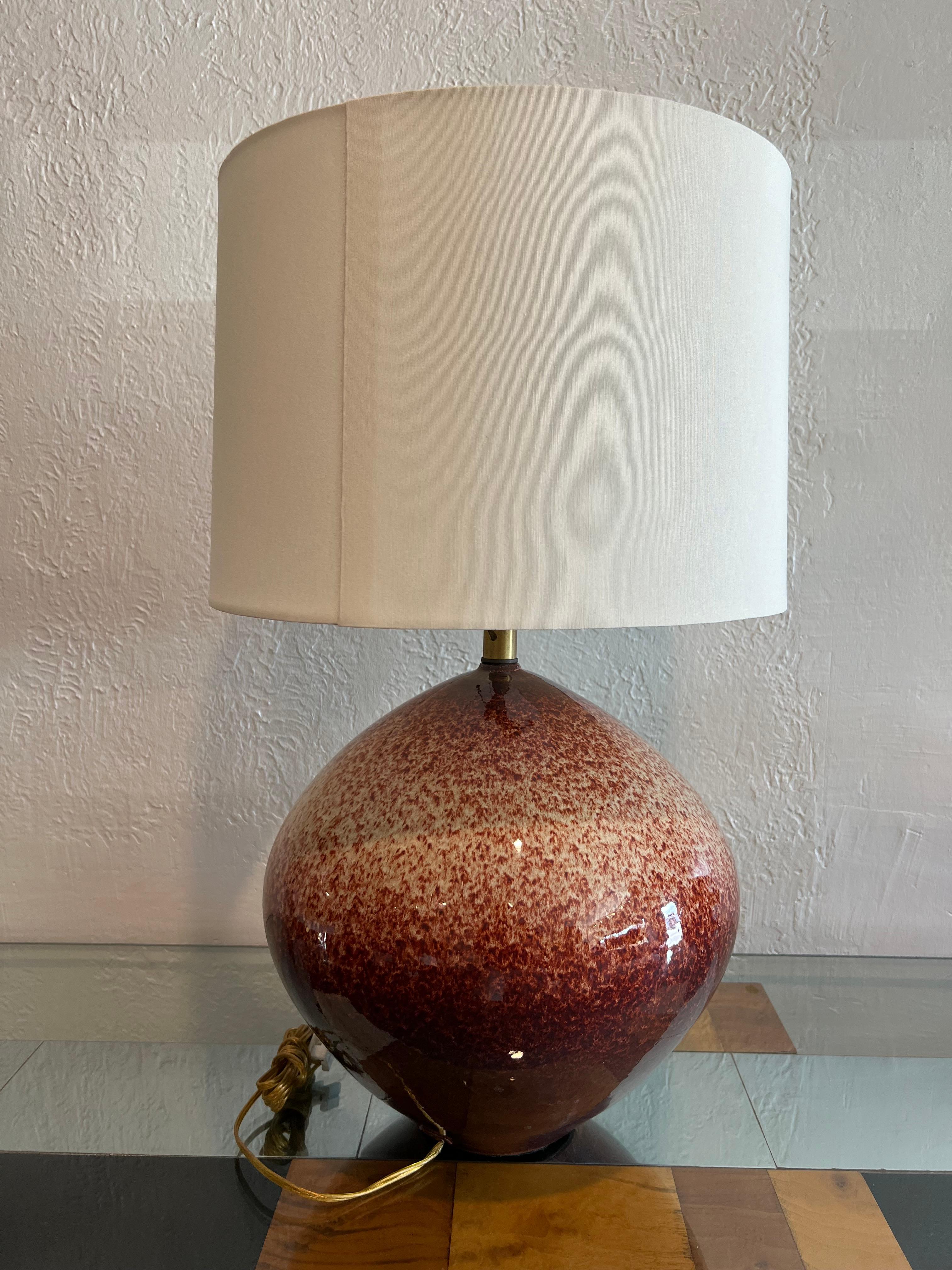 Ceramic Rare Lee Rosen For Design Technics Table Lamps- a Pair  For Sale