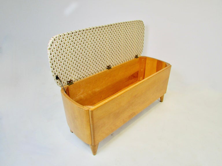 Rare Leo Jiranek for Heywood Wakefield Niagara Blanket Chest at 1stDibs heywood wakefield